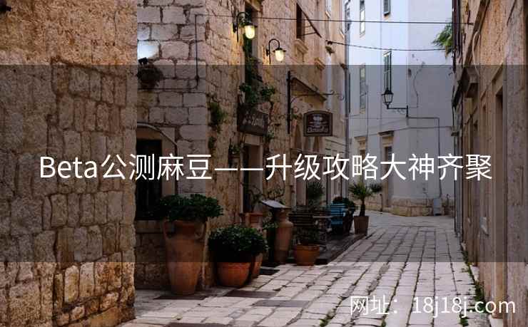 Beta公测麻豆——升级攻略大神齐聚